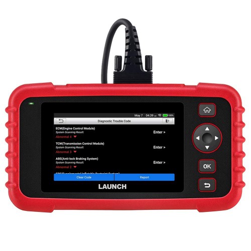 [UK Ship] LAUNCH CRP123X 4 System Automotive Code Reader for Engine Transmission ABS SRS Diagnostics with AutoVIN Service