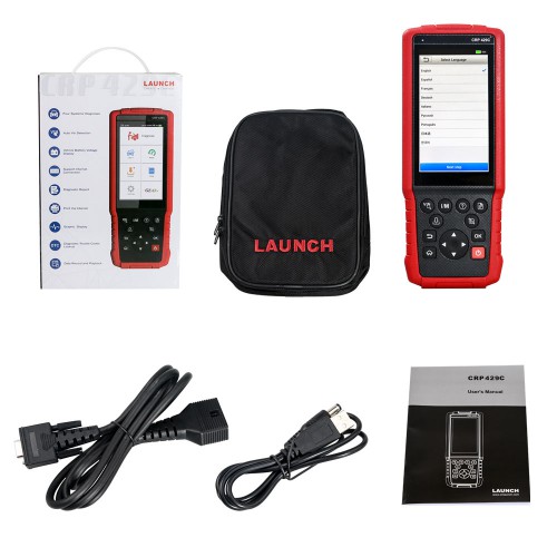 [UK Ship] Original LAUNCH CRP429C 4 Systems Diagnostic Scan Tool for Engine/ ABS/ Airbag/ AT + 11 Special Service Functions