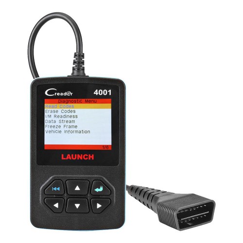 LAUNCH Creader 4001 CR4001 OBD2 Scanner for Turning Off Check Engine Light Reads and Clears Engine Fault Codes pk Creader V+ Autel AL319