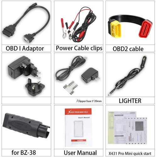 [Ship from UK] Original Launch X431 Pros Mini Full System Auto Diagnostic Tool X-431 Pro Pros Mini With 1 Year Free Update