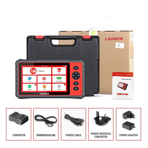 [UK Ship] LAUNCH X431 CRP909E OBD2 Car Full System Diagnostic Tool Code Reader Scanner with 15 Reset Service Update Version of CRP909