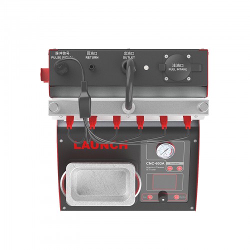 LAUNCH CNC603A Metal Exclusive Ultrasonic Fuel Injector Cleaner Cleaning Machine 4/6 Cylinder Fuel Injector Tester 220V/110V