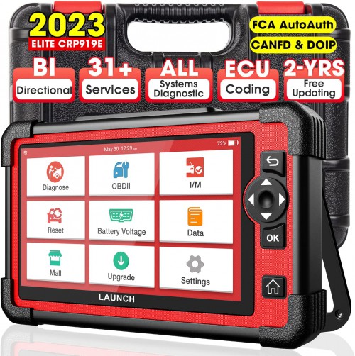 [Price off] LAUNCH X431 CRP919E OBD Scanner Bi-directional Scan Tool with AF TPMS IMMO 31 Service All System Auto Diagnostic Tool CANFD DOIP