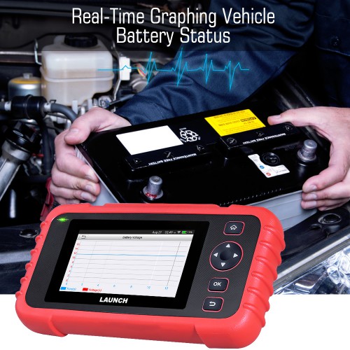 LAUNCH CRP123X 4 System Automotive Code Reader for Engine Transmission ABS SRS Diagnostics with AutoVIN Service