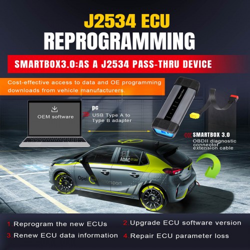 Launch X431 PRO5 PRO 5 Full System Diagnostic J2534 Reprogramming Tool with Smart Box 3.0 Support J2534/ CANFD/ DoIP