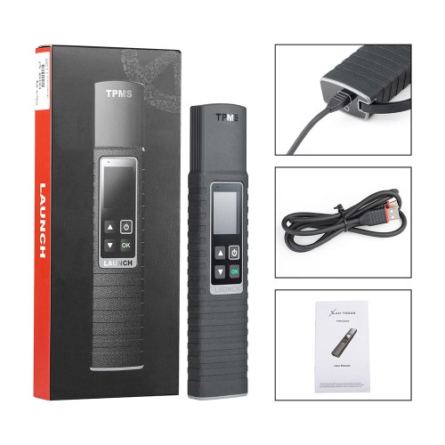 LAUNCH X-431 TSGUN TPMS Tire Pressure Detector Tool,Relearn,Reset and Program TPMS sensors,Work with Launch X431 V/V+,PRO3S+,Pro3,Pro5 and PAD V,etc.