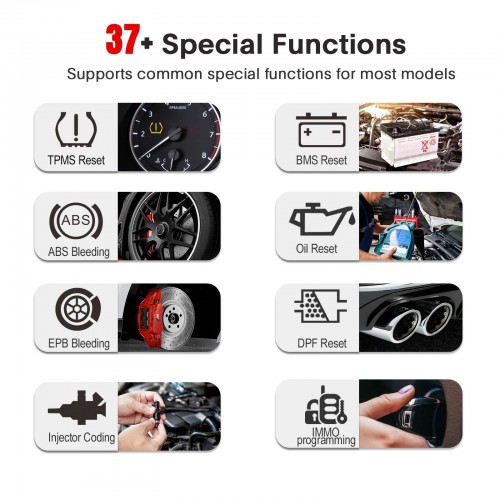 Launch X-431 PROS V5.0 Diagnostic Tool 37 Special Functions Intelligent Diagnose TPMS Supports CANFD and DOIP