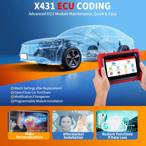 2024 Launch X431 CRP919X BT OBD2 Scanner Automotive Diagnostic Tools Support CANFD DOIP ECU Coding Bluetooth Version of CRP919X