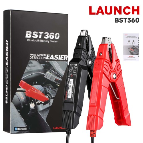 Original Launch BST-360 Bluetooth Battery Tester BST360 Battery Test Clip Used with X431 V+, X431 PRO5, X431 PAD V/ PAD VII