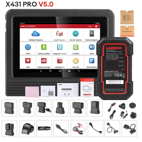 Original Launch X431 V 5.0 8Inch Tablet WiFi/ Bluetooth Full System Diagnostic Tool Support CANFD