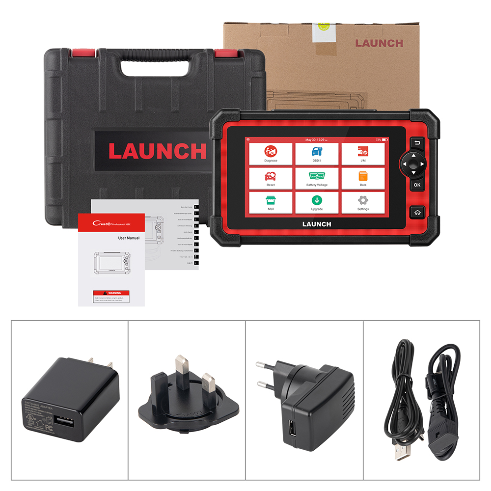 2024 New- LAUNCH X431 CRP123E V2.0 Car OBD2 Diagnostic Tools Auto OBD  Scanner ABS SRS Engine AT+ 7 Reset Service Free Update
