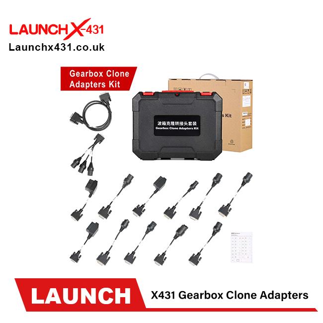Launch X431 ECU Module Cloning Device Connectors Package  for X-prog3, Launch X431 ECU Programmer, X-prog3 PC Adapter