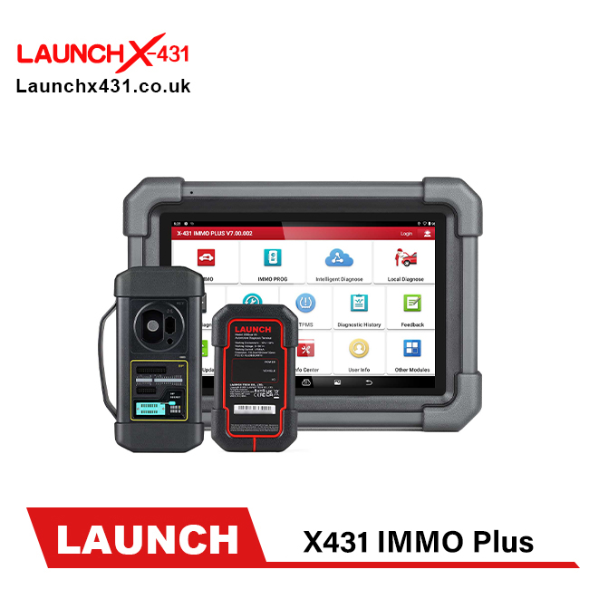 Launch X431 IMMO Plus Key Programmer with X-PROG3 3-in-1 Immobilizer + ECU Cloning + Diagnostics Tools, 39+Services, Bi-Directional Control