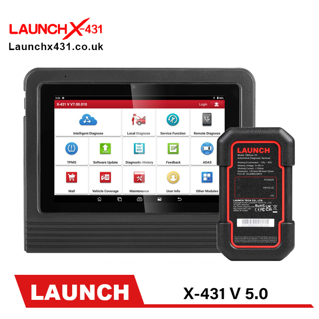Original Launch X431 V 5.0 8Inch Tablet WiFi/ Bluetooth Full System Diagnostic Tool Support CANFD
